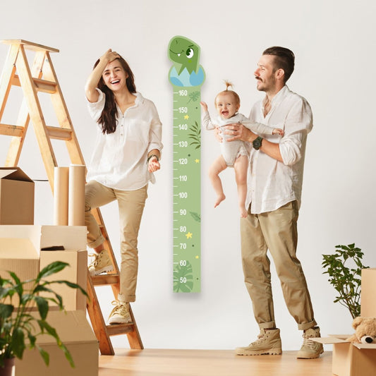 Дерев'яний ростомір на стіну для дитячої - Діно - Agukids
