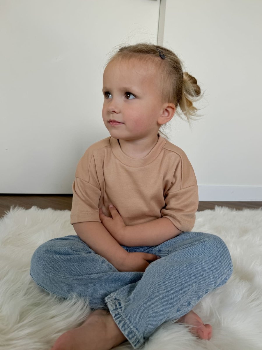 Футболки для немовлят трикотажні (Інтерлок) - Бежевий - Agukids