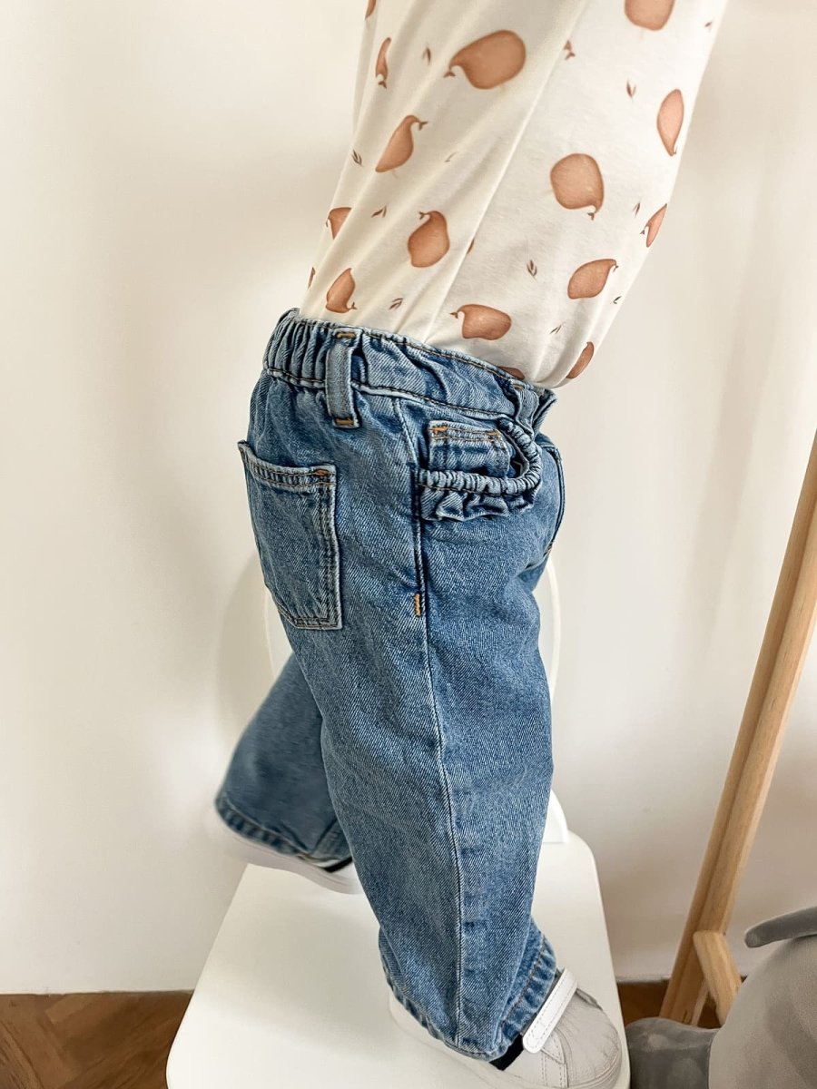 Боді для немовлят з малюнком китів (довгий рукав) - Agukids