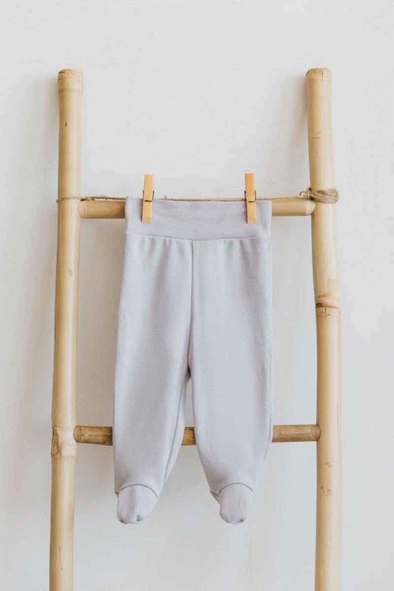 Дитячі повзунята однотонні - Сірий - Agukids