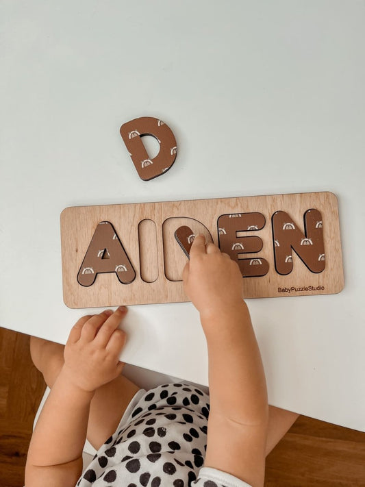 Іменний бізіборд - вкладиш для хлопчика - Agukids