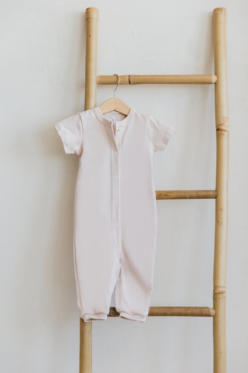 Літній чоловічок для дитини однотонний - Кремовий - Agukids