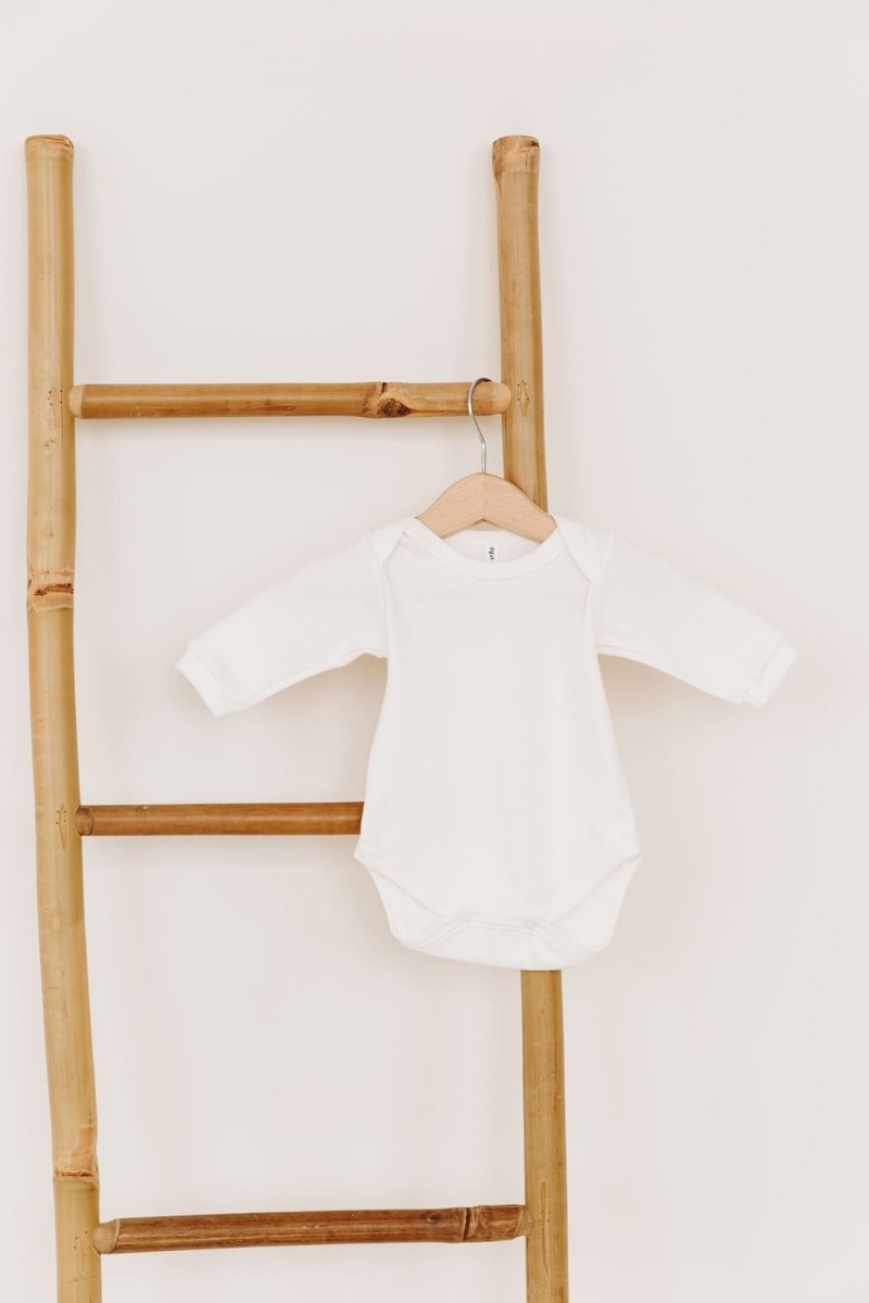 Набір білих боді для новонароджених з довгим рукавом (3шт) - Agukids