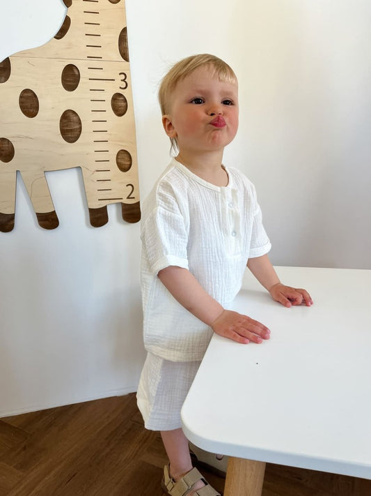 Сафарі декор для дитячої ростомір на стіну - Жирафа - Agukids